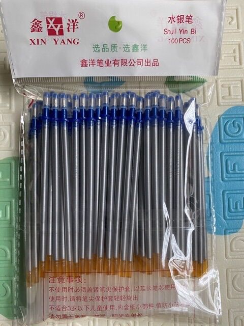 Ruột Viết Bạc 100 Cây – Đánh Dấu Da, Simili, Vẽ Sơ Đồ Ngành May