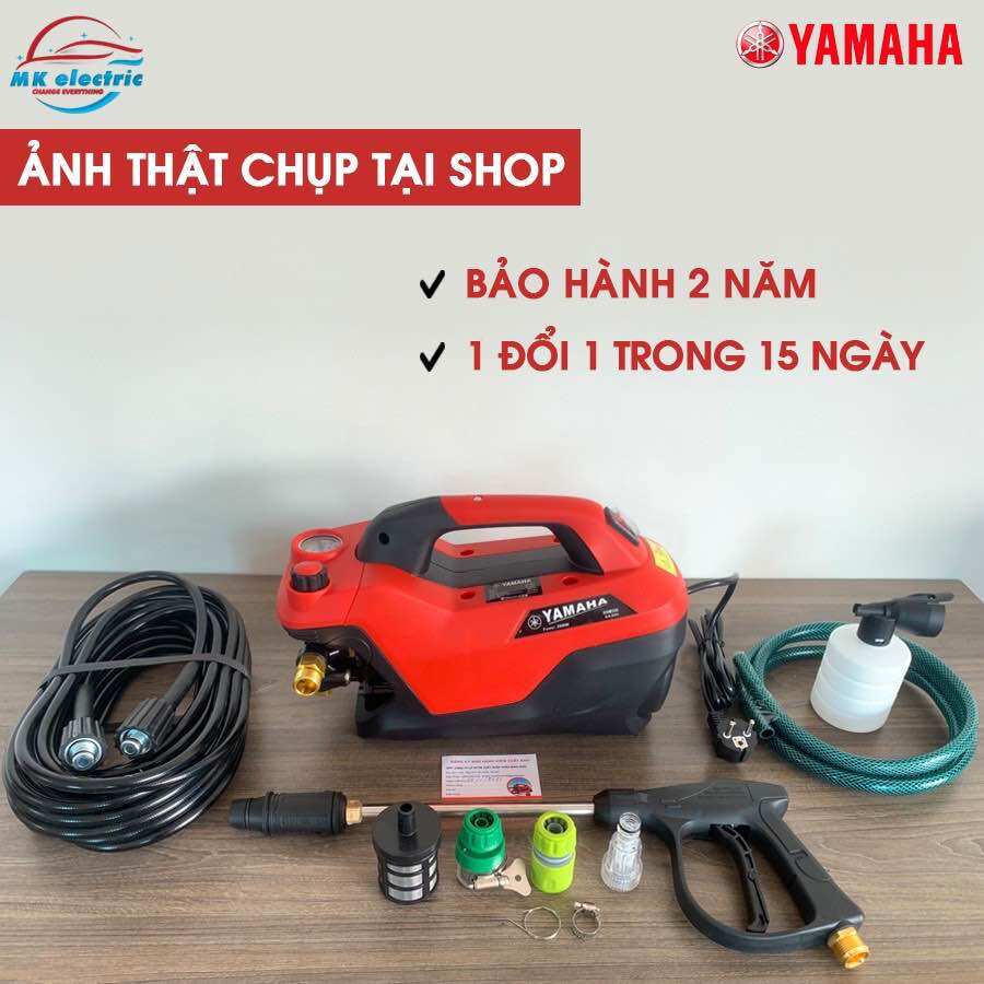 Máy rửa xe chỉnh áp yamaha 3500w tặng dây 15 mét