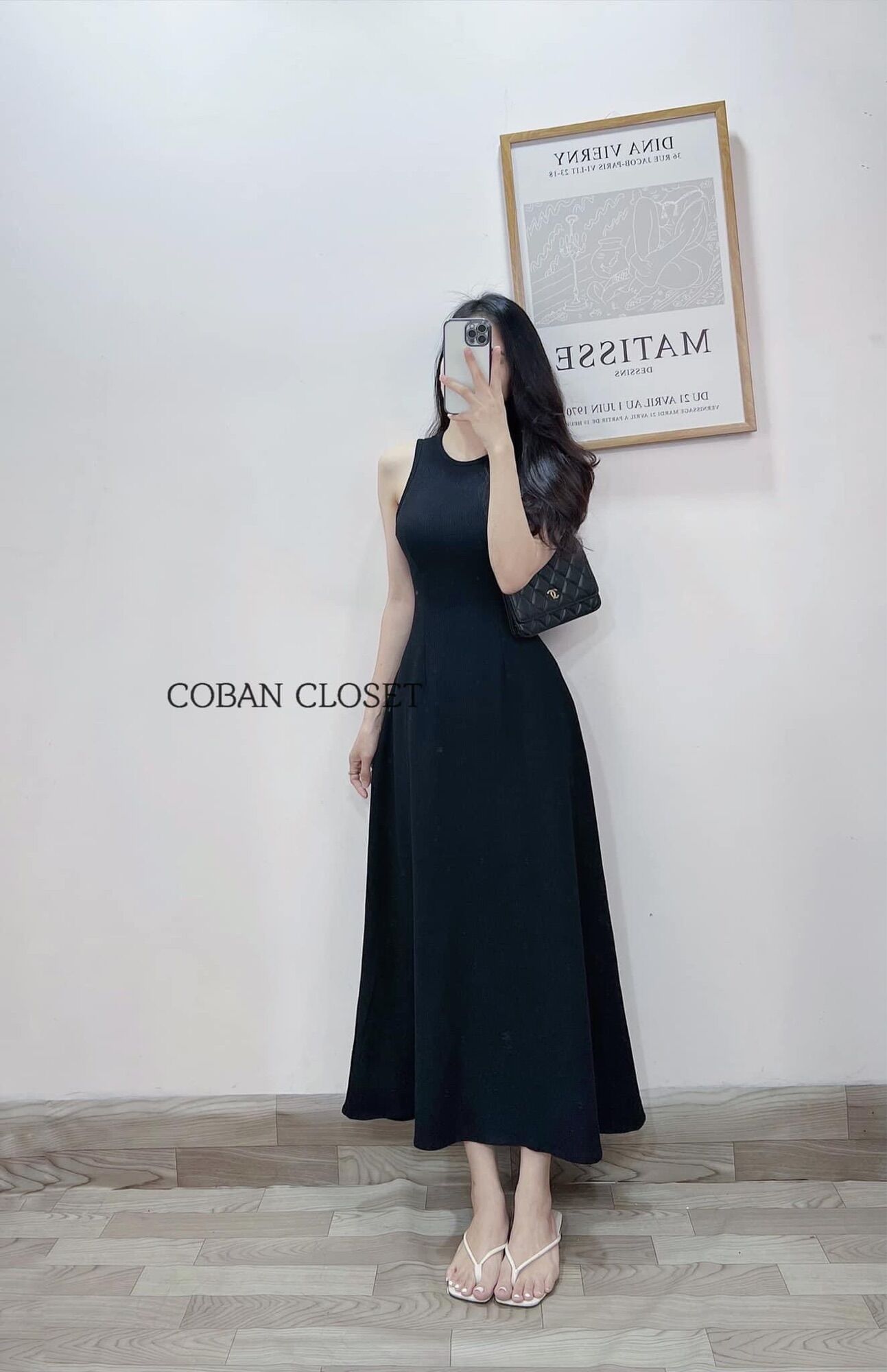 HOÀN TIỀN 15% - Đầm body sát nách fom dài maxi xoè bao đẹp và chất lượng y hình