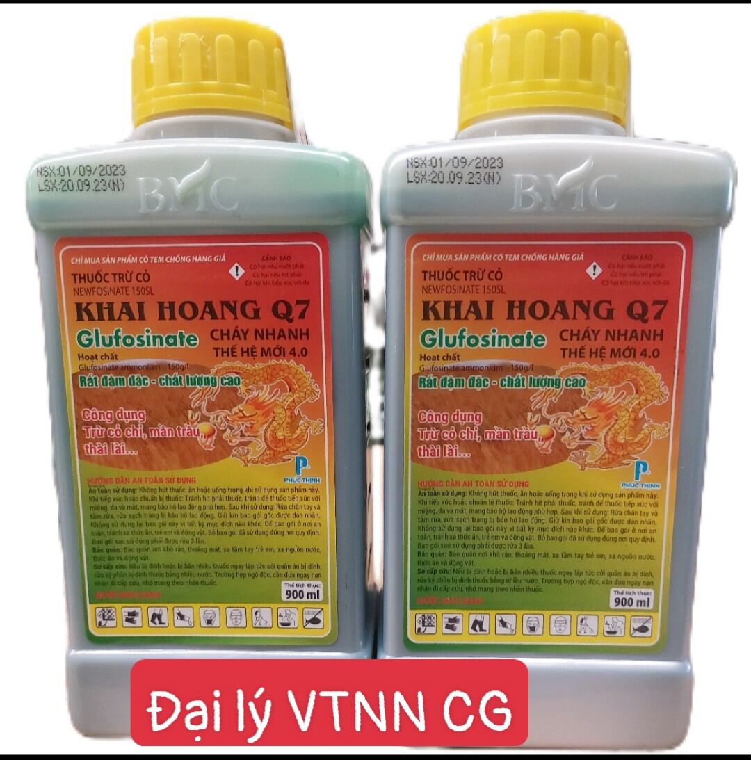 Thuốc trừ cỏ KHAI HOANG Q7 Chai 900mL