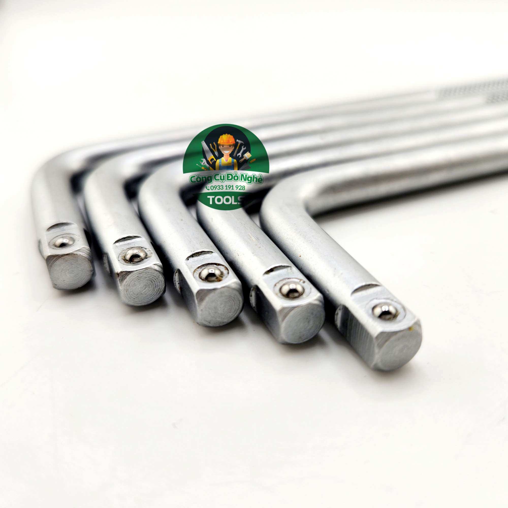 Cần siết cong L đầu 1/4 dài 180mm