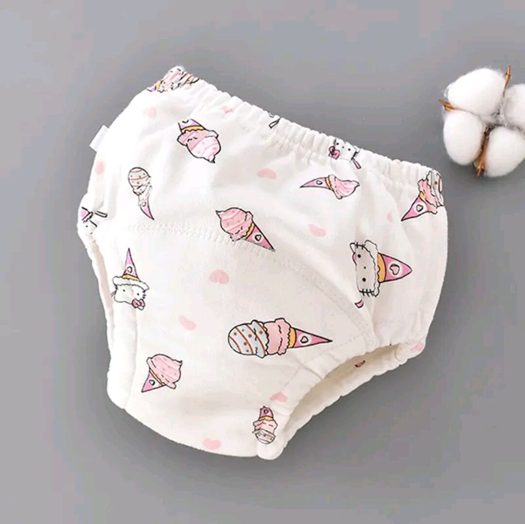 Quần bỏ bỉm vải quần tập luyện cho em bé từ 3-22kg