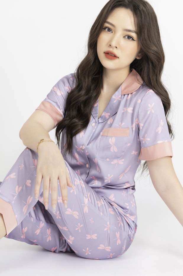 Bán rập giấy đồ bộ pyjama(quần dài áo tay ngắn)