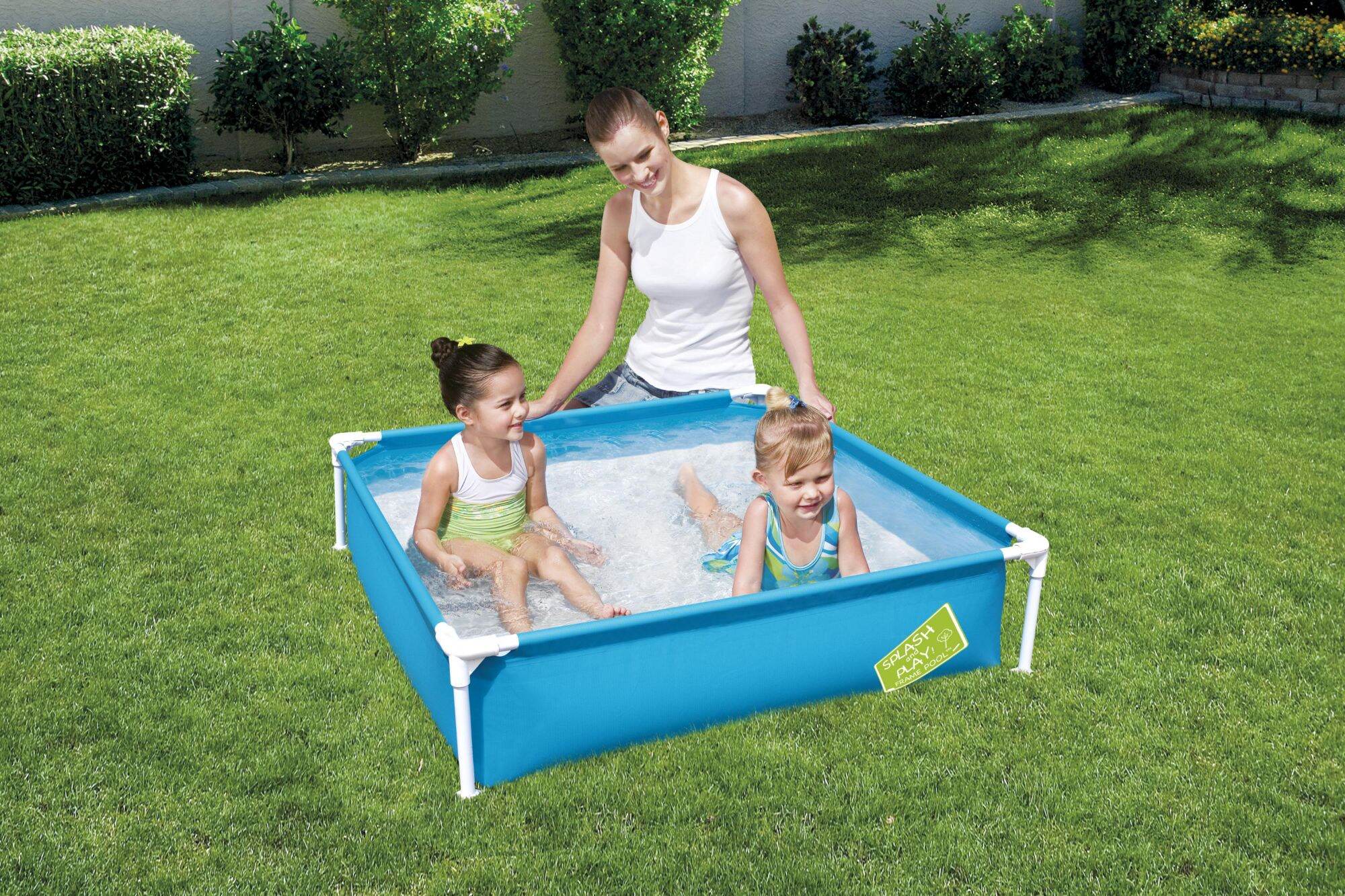 (Chính Hãng )Bể bơi lắp ghép vuông 1.2m