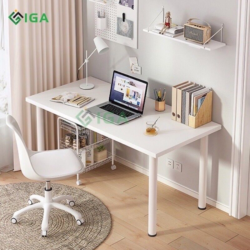 Bàn làm việc gaming chân sắt sơn tĩnh điện, bàn gỗ giá rẻ làm bàn học cho học sinh, sinh viên- GM62