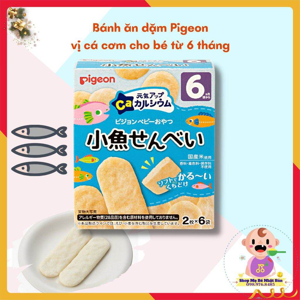 bánh ăn dặm pigeon cho bé yêu