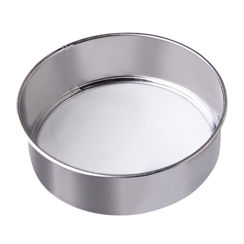 Dụng cụ nướng rây bột rây bột thép không gỉ rây bột đường lưới lọc thuốc rây phân mẫu 60 lưới gia công tinh chất lượng cao