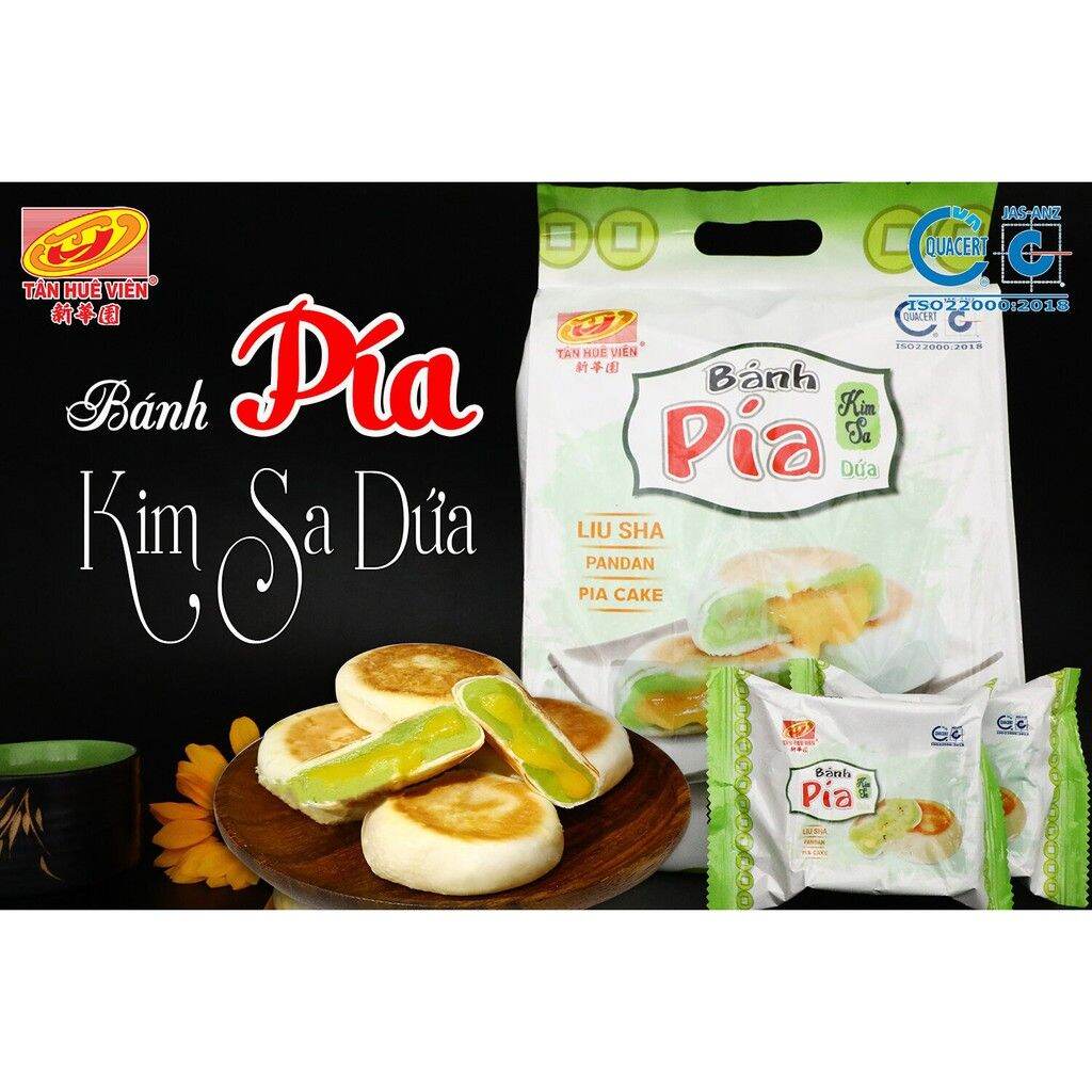 Bánh pía kim sa dứa Tân Huê Viên 12 cái( 480g)