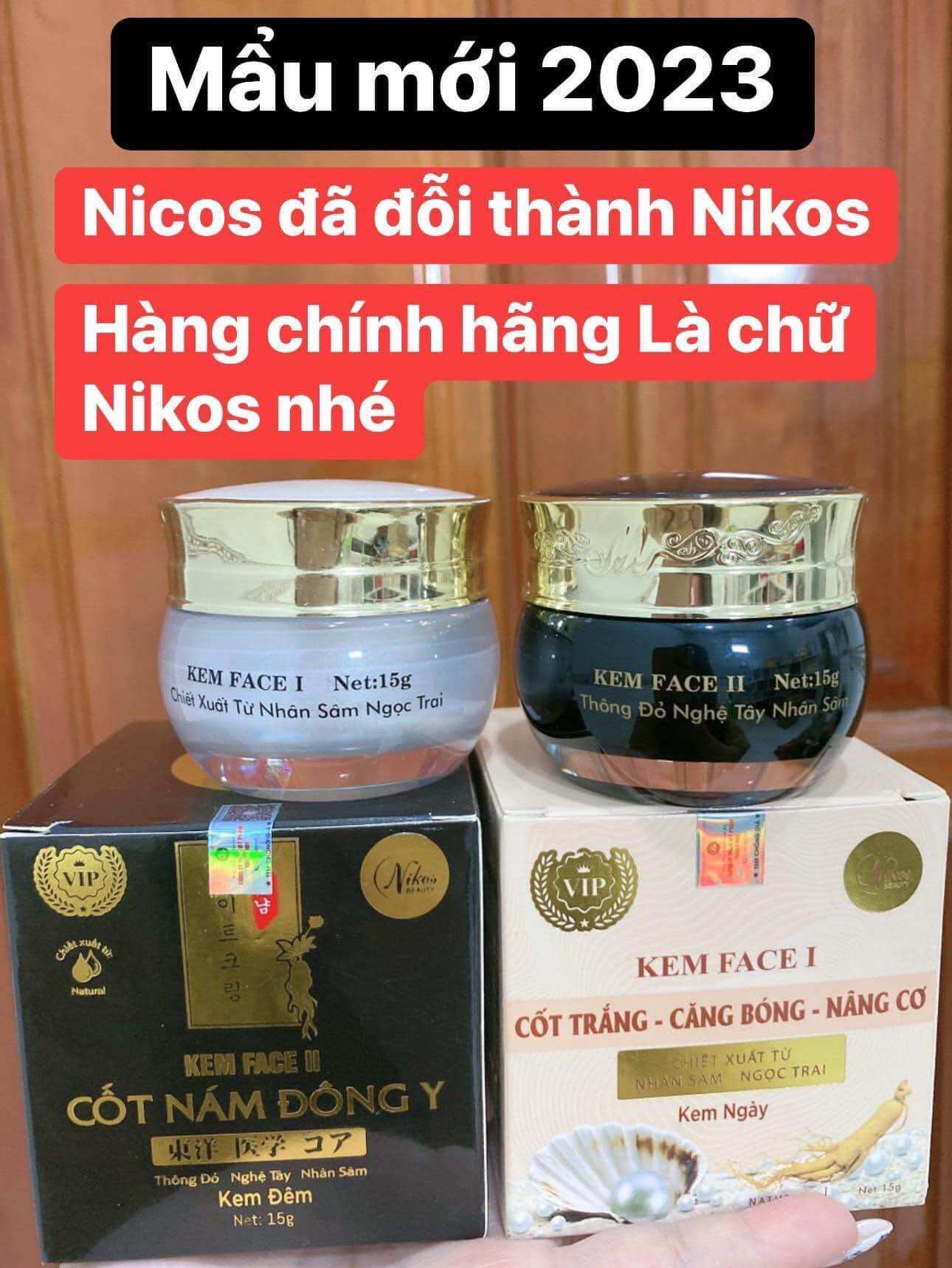 (MẪU MỚI) Cốt Nám Đông Y Nicos Bộ Lớn 15gram  (Chính Hãng 100%)