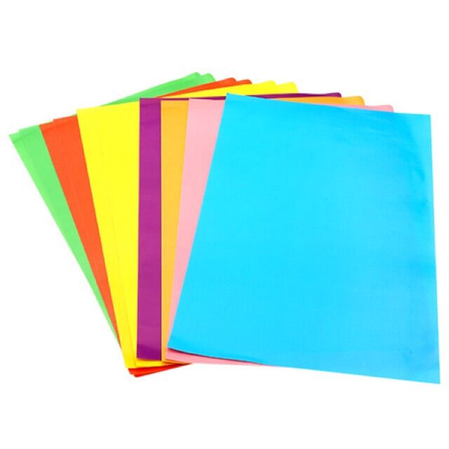 Xấp giấy thủ công màu lớn (có keo)