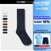 Tất cổ dài Cotton Ribbed Coolmate Thoáng khí