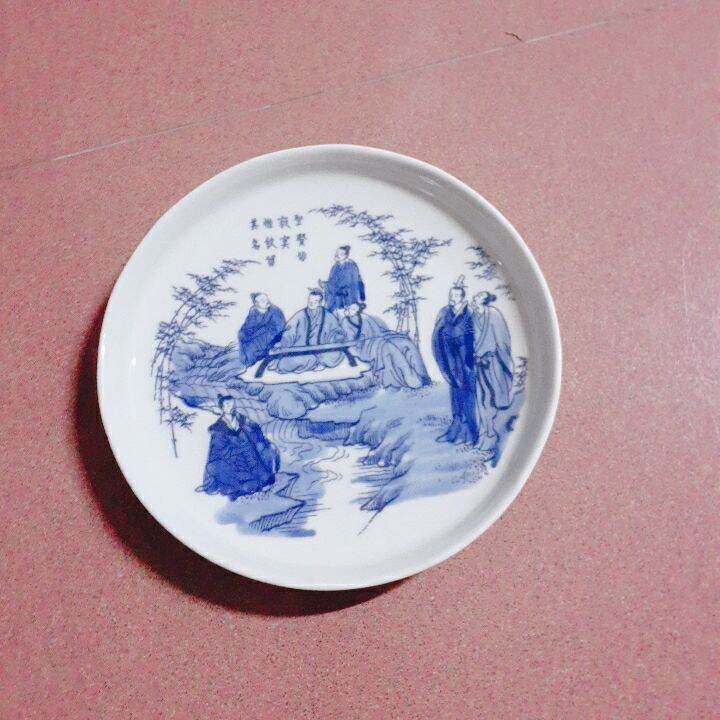 ĐĨA CẢNH SỨ BÁT TRÀNG PHI 18CM