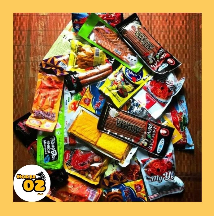 Combo 10 gói đồ ăn vặt mix vị ngẫu nhiên