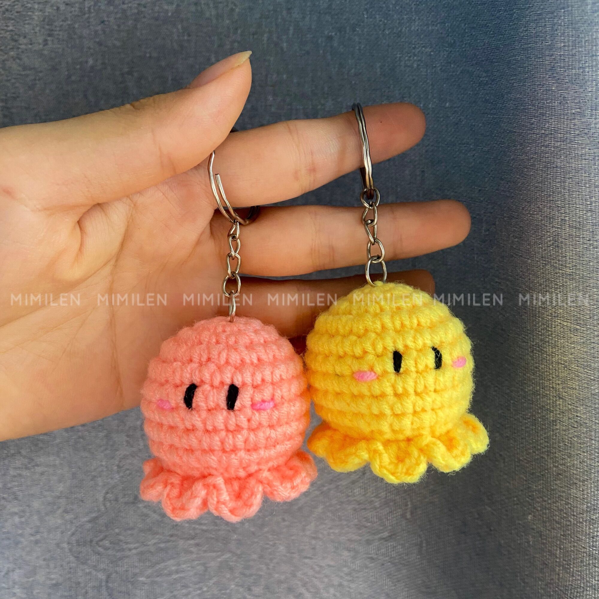 [Mimi_len29] Móc khoá bạch tuộc mini - octopus keychain