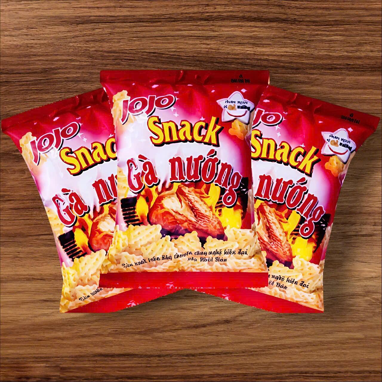Bánh Snack JOJO Gà Nướng (10 goi) ăn vặt