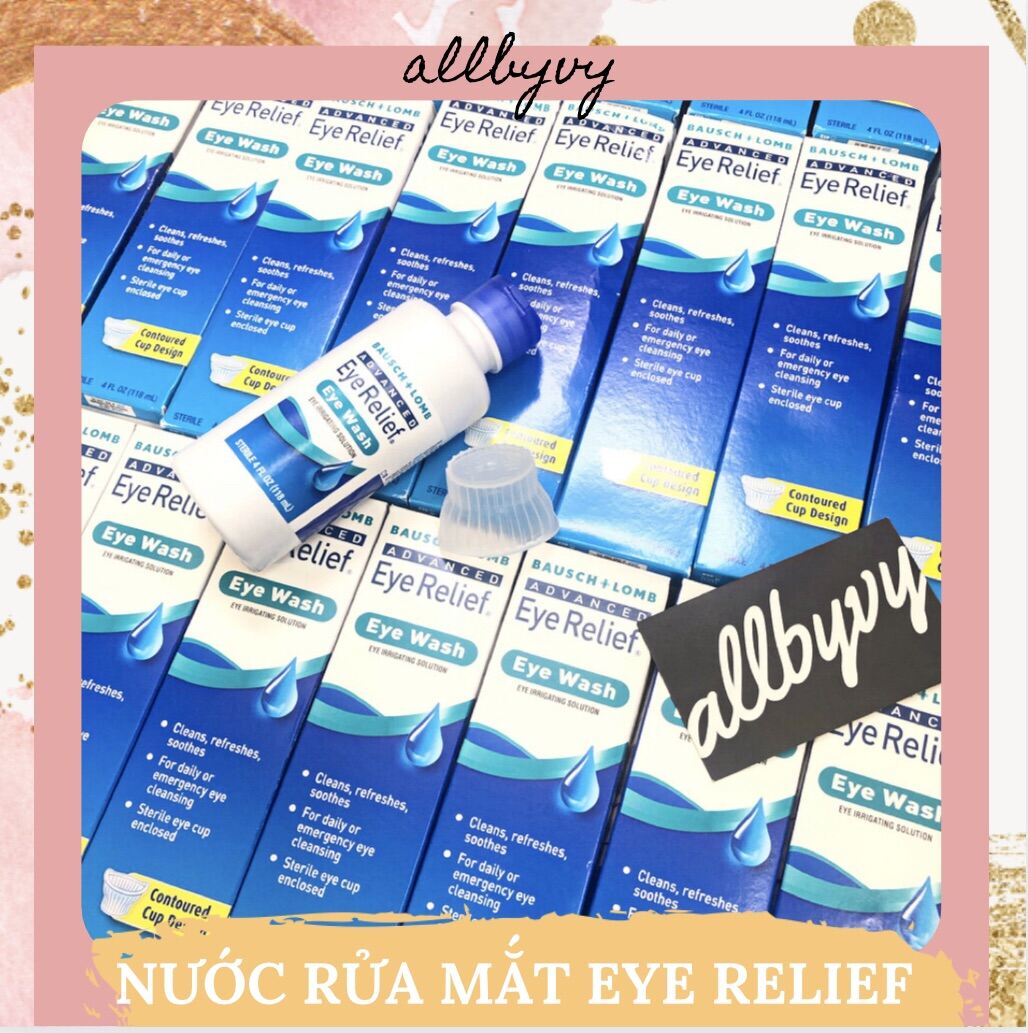 allbyvy | Nước rửa mắt Bausch Lomb Advance Eye Relief