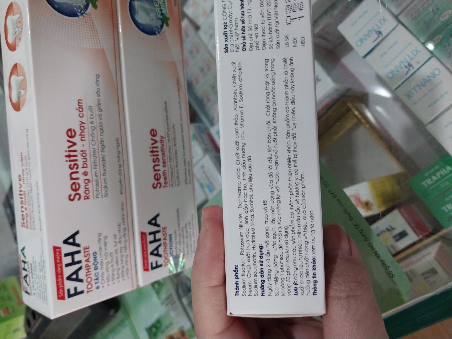Kem Đánh răng giảm ê buốt FAHA