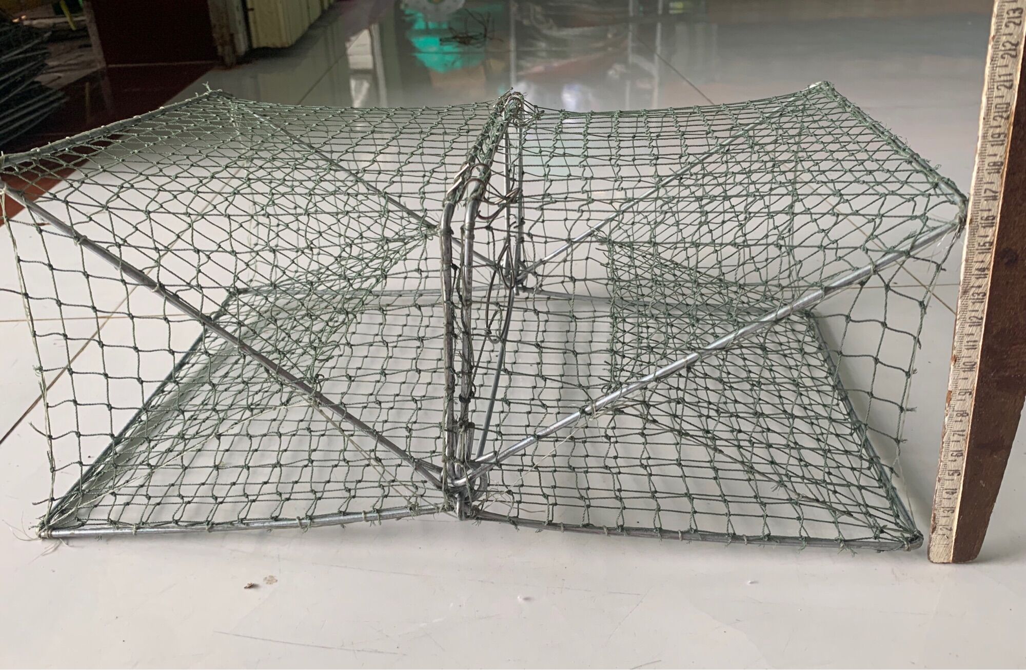 Lòng bẫy cua đồng 25x40x15 mắt lưới 3phân