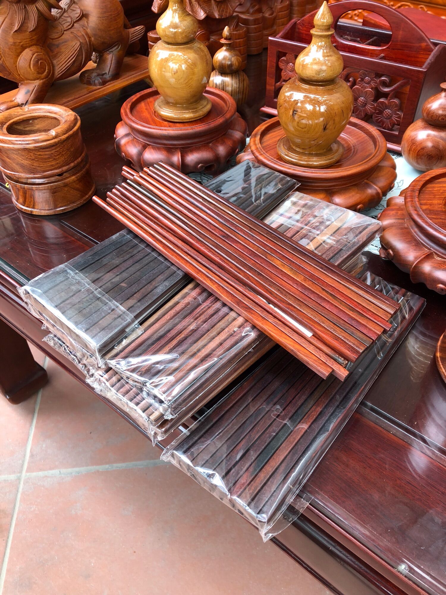 Đũa Gỗ Trắc Trơn Loại 1