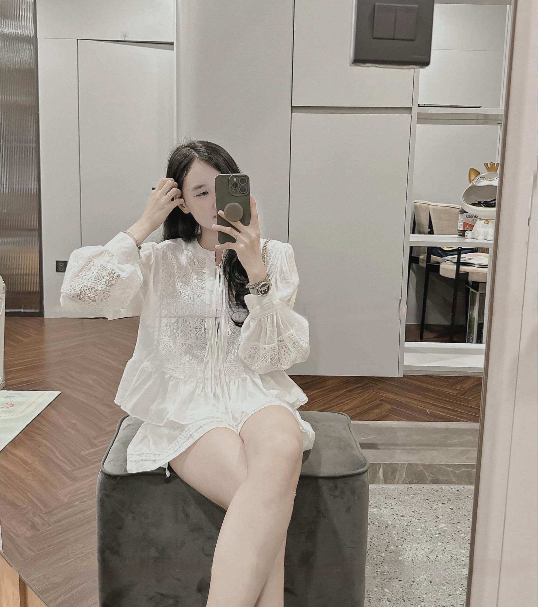 Sét áo váy phong cách tiểu thư sang chảnh