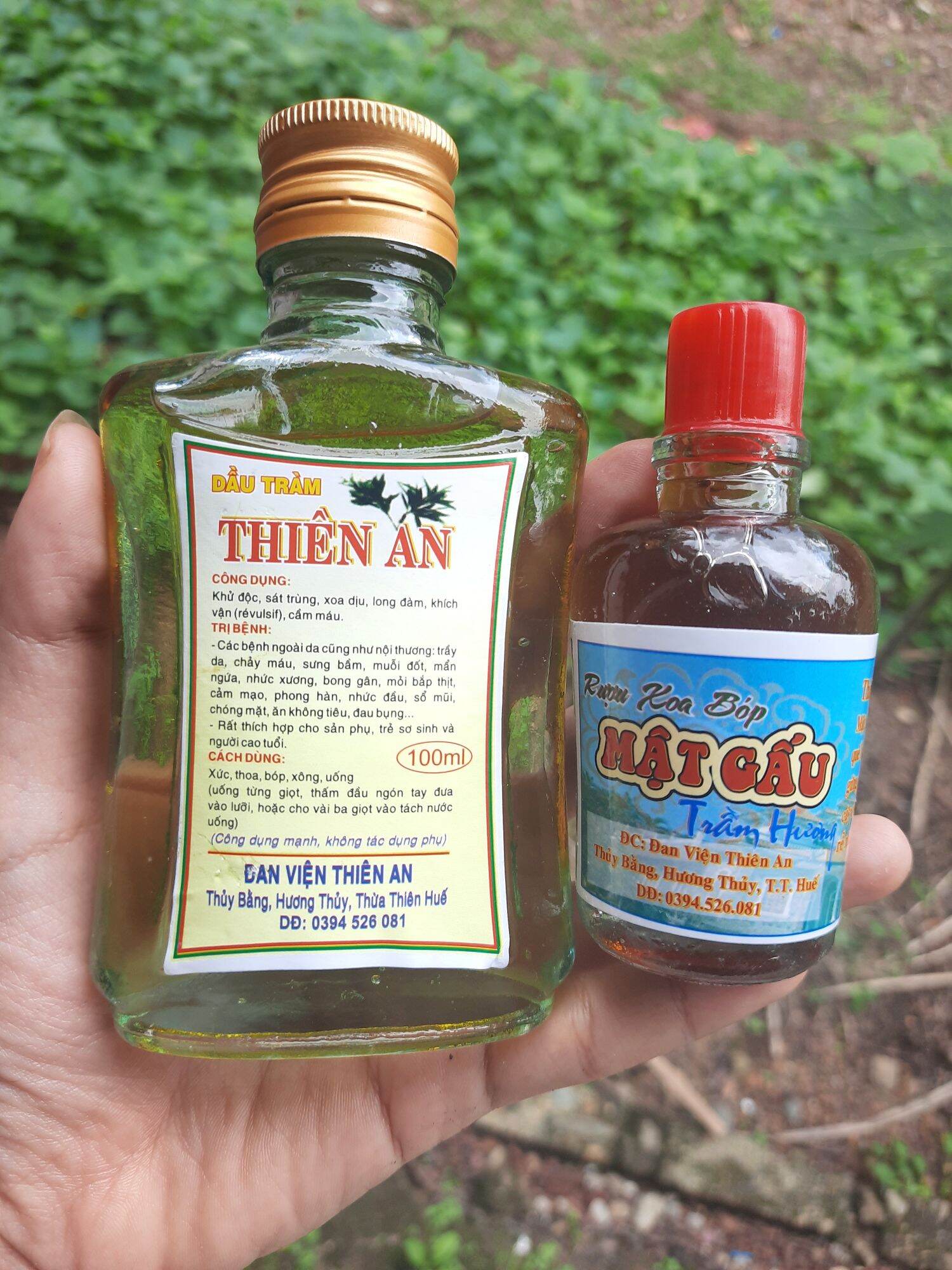 Dầu xoa bóp cây mật gấu (Đan viện Thiên An)
