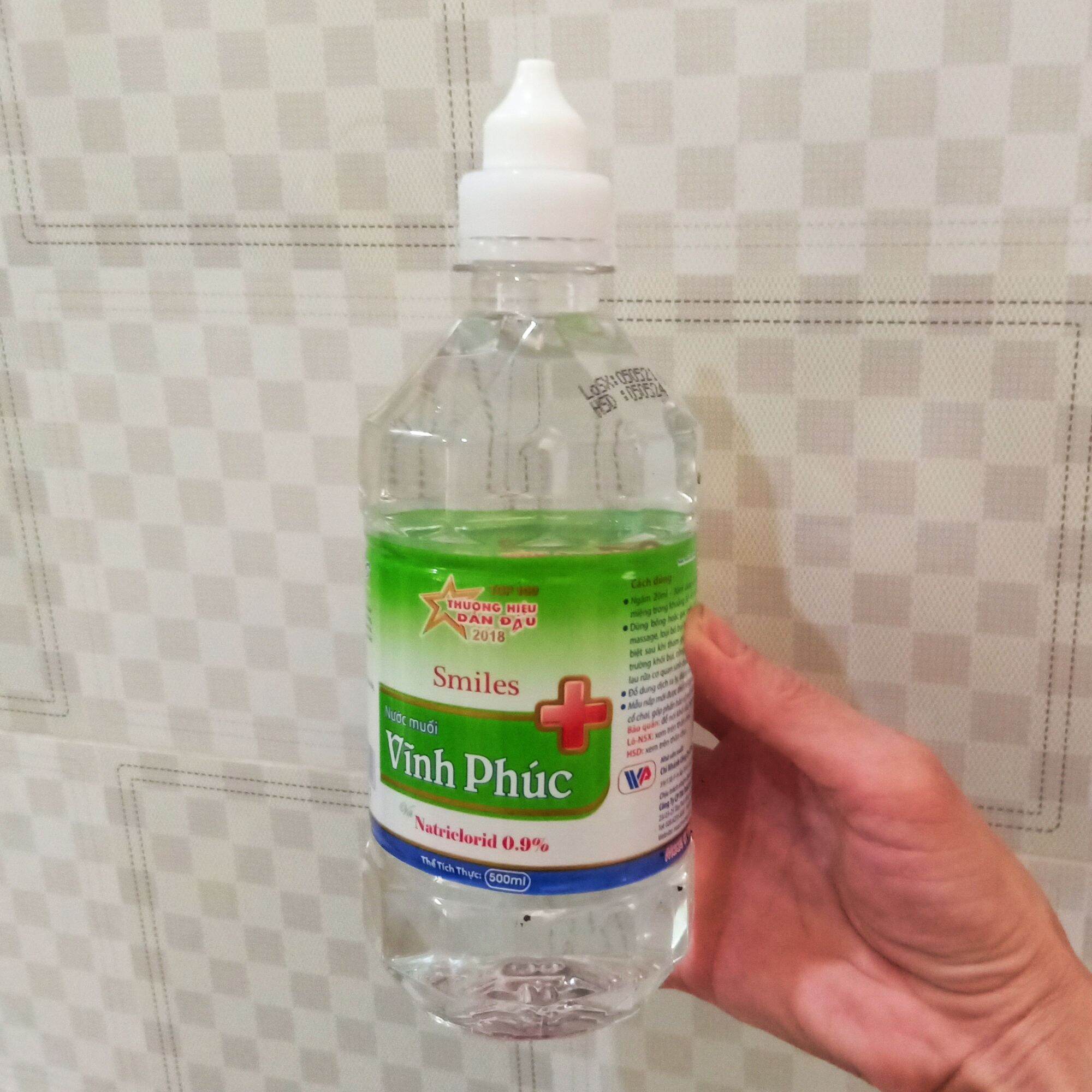 Nước muối Vĩnh Phúc ( nước súc miệng ) Smiles, đỉnh cao của chất lượng top 100 Thương hiệu dẫn đầu 2018