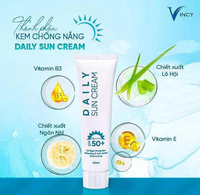Kem chống nắng daily sun cream 120ml