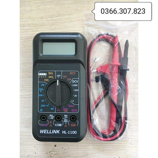 Đồng hồ vạn năng hiển thị số Wellink HL-1100