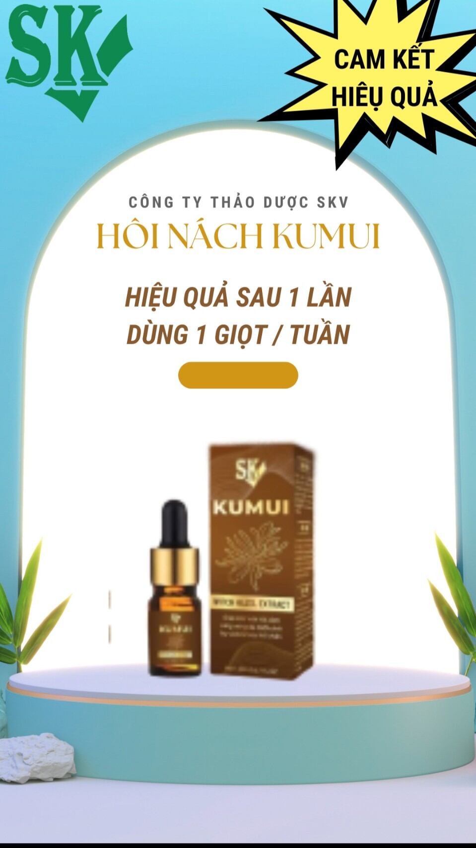 hôi nách kumui