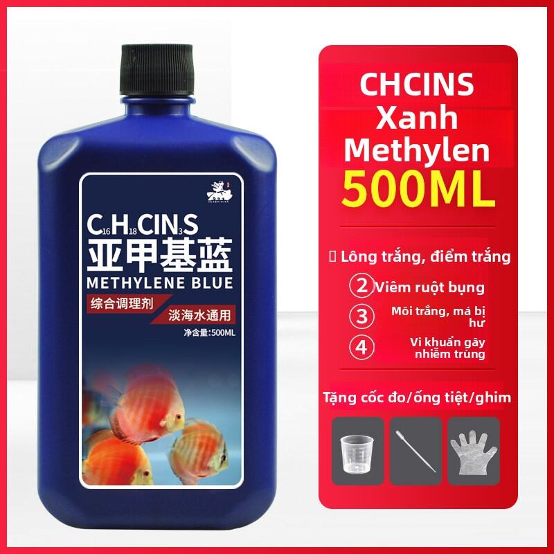 MONLEYTA | Thuốc Dùng Cho Cá Methylene Blue - Diệt Trùng và Điều Trị Bốp Đèn Nấm và Hoại Rối Vây
