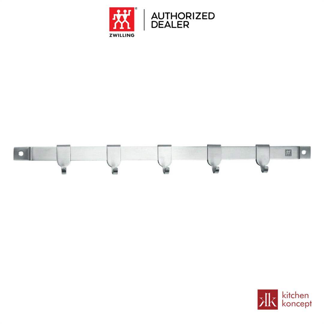 ZWILLING - Thanh treo tường - 40cm , với 5 móc treo các phụ kiện nhà bếp, giúp tiết kiệm không gian nhà bếp