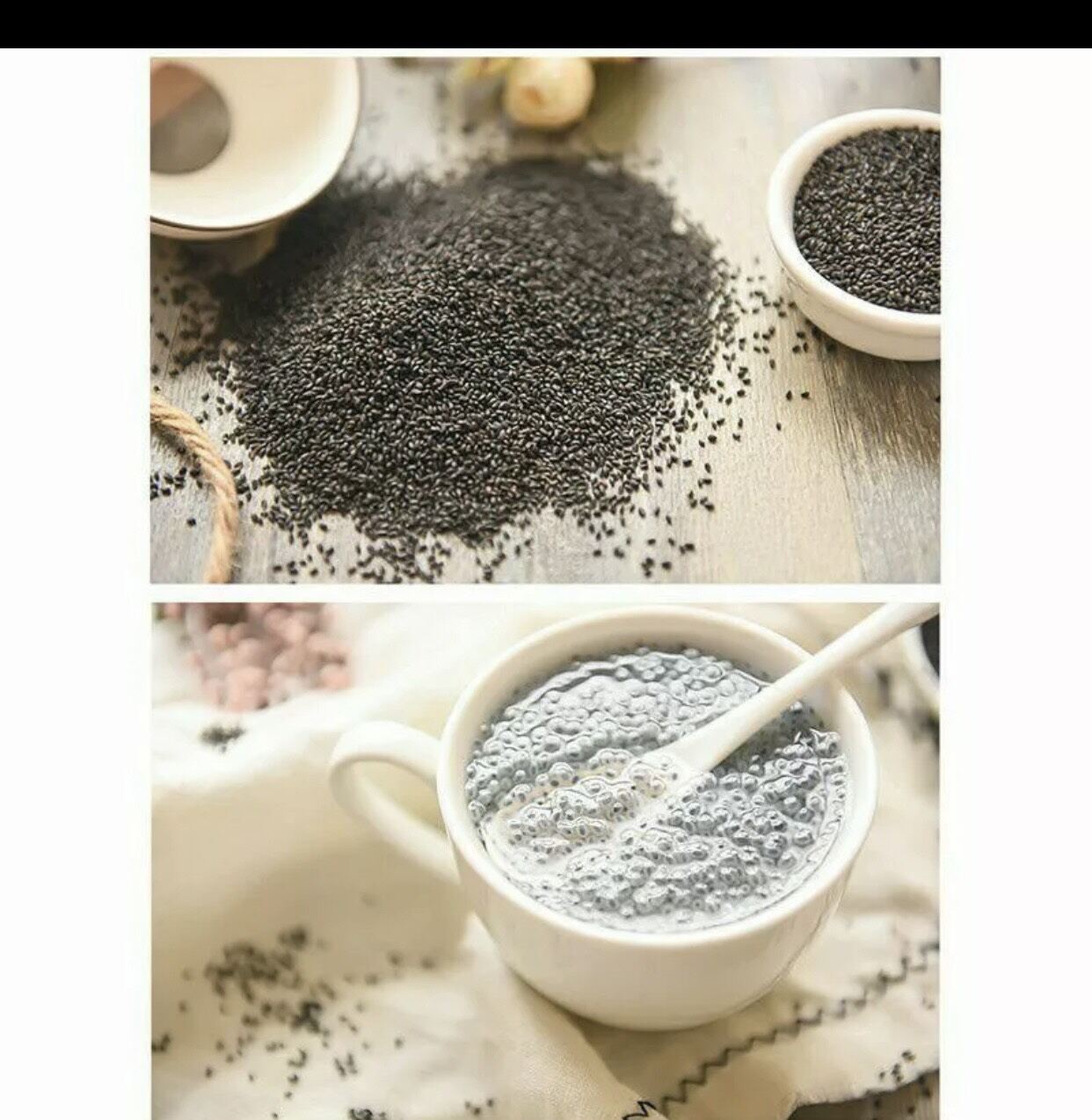 (200g) HẠT é sạch  dùng cho các loại chè thạch sương sáo