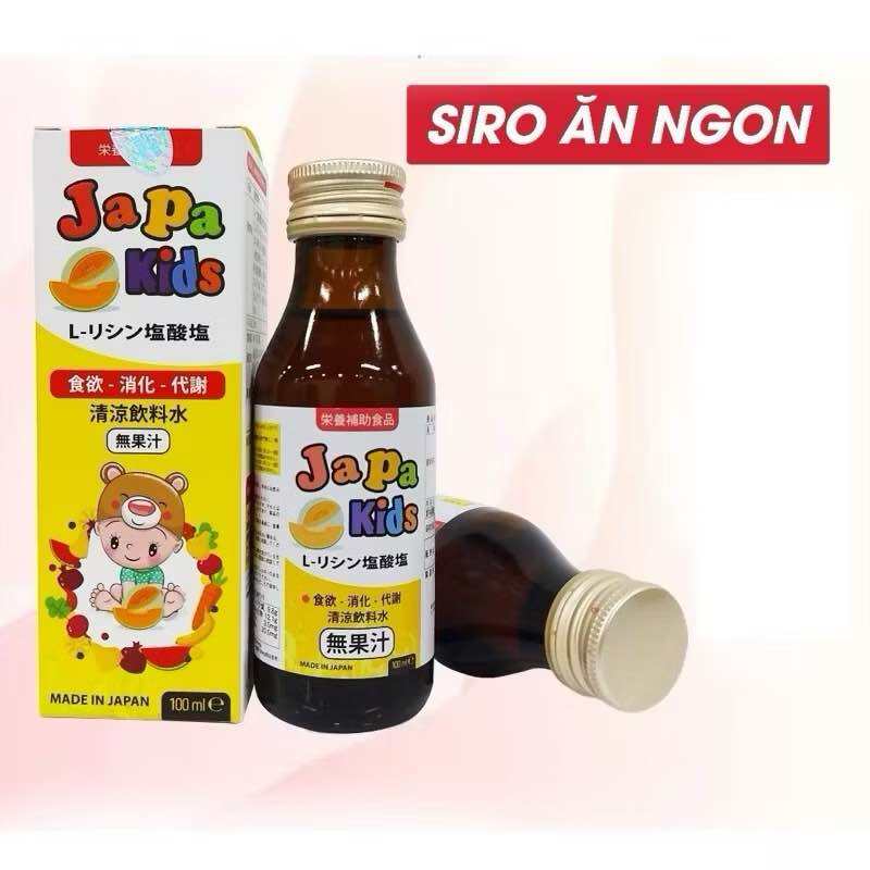 Siro japa kids Siro ăn ngon japa kids cho bé