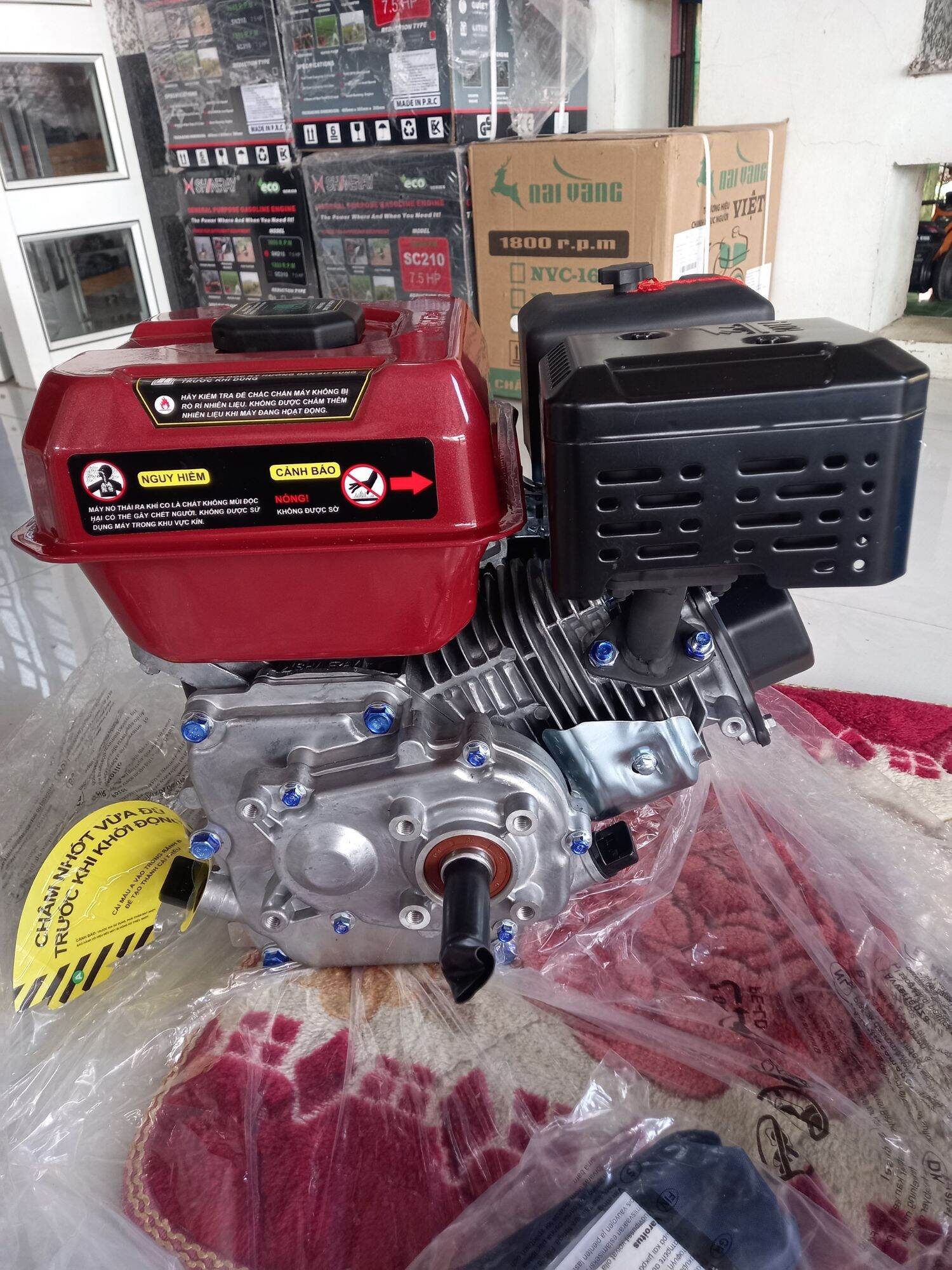 Máy shineray 7.5 hp cốt xéo loại tốt.