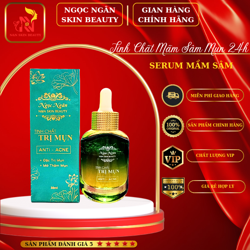 SERUM MẦM SÂM XÓA MỤN THÂM