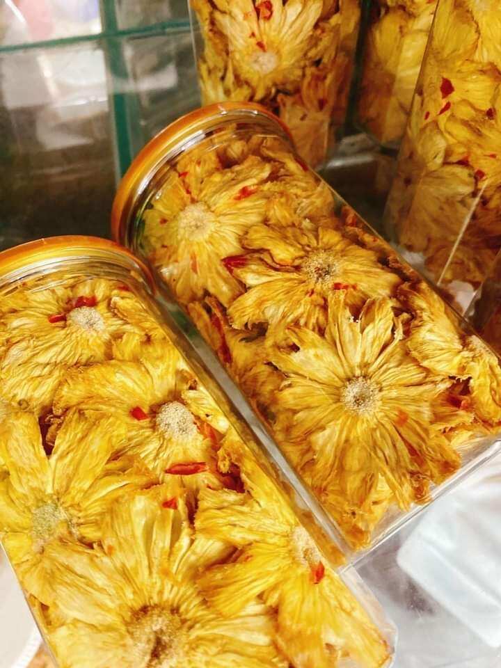 100gr thơm sấy muối ớt Thái Lan