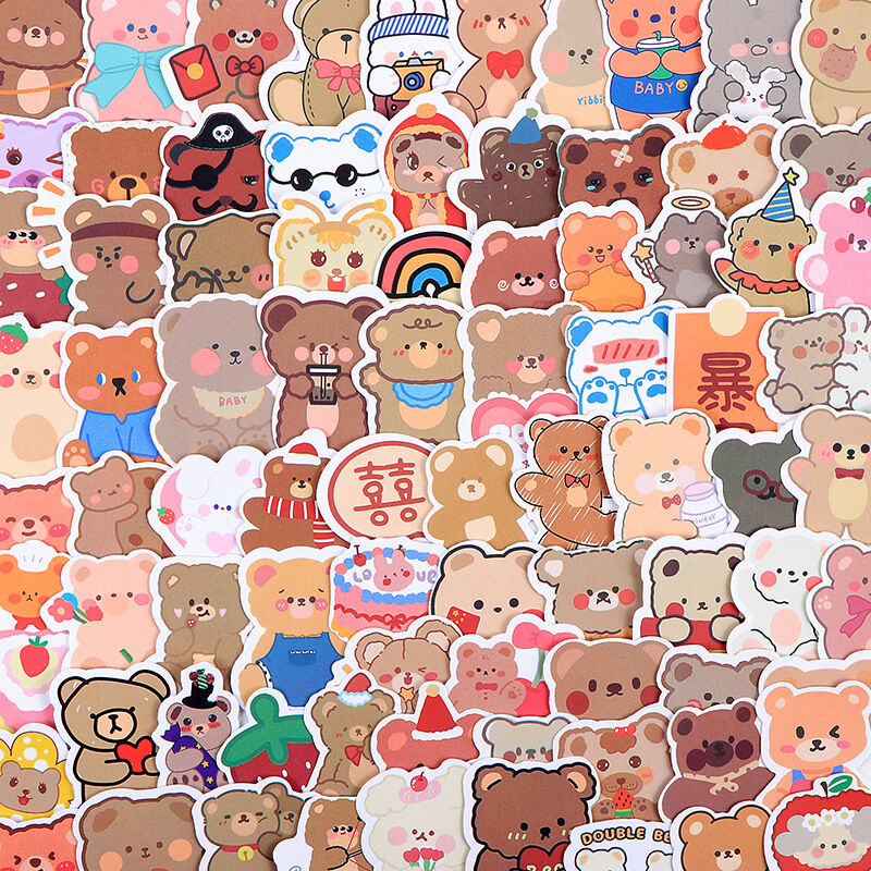 Set 50/100/200 miếng sticker hình dán chống nước