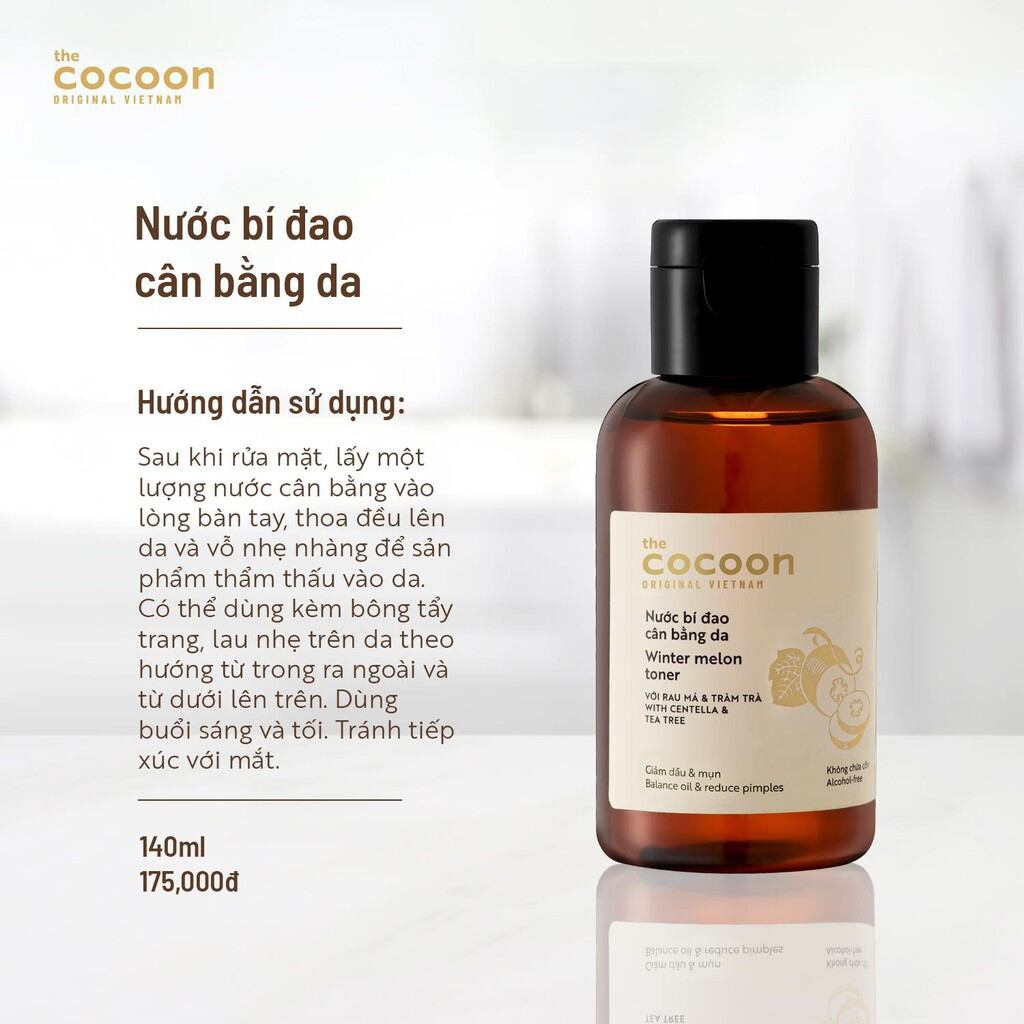 Nước Bí Đao Cân Bằng Da Cocoon 140ml