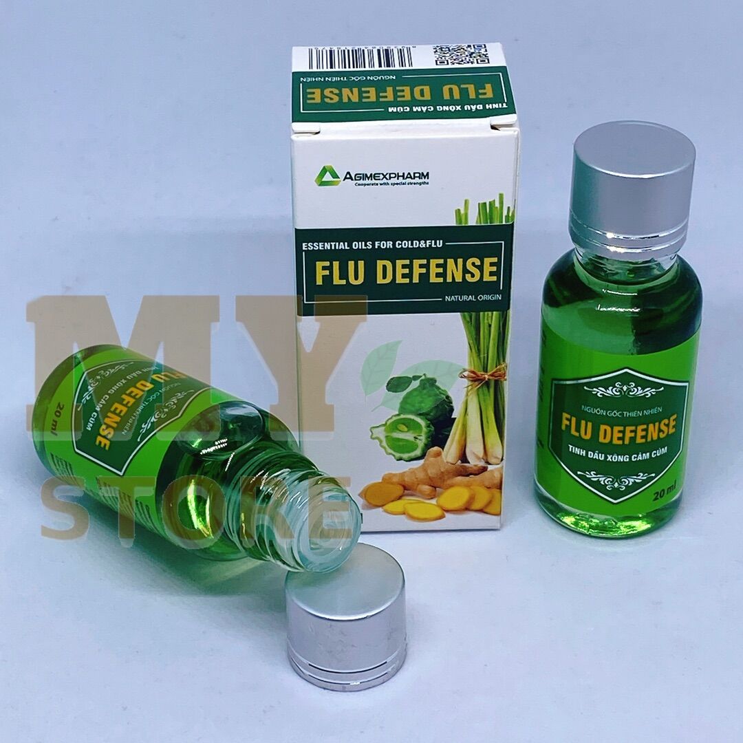 (Chính Hãng) Tinh Dầu Xông Cảm Cúm Flu Denfense 20ml