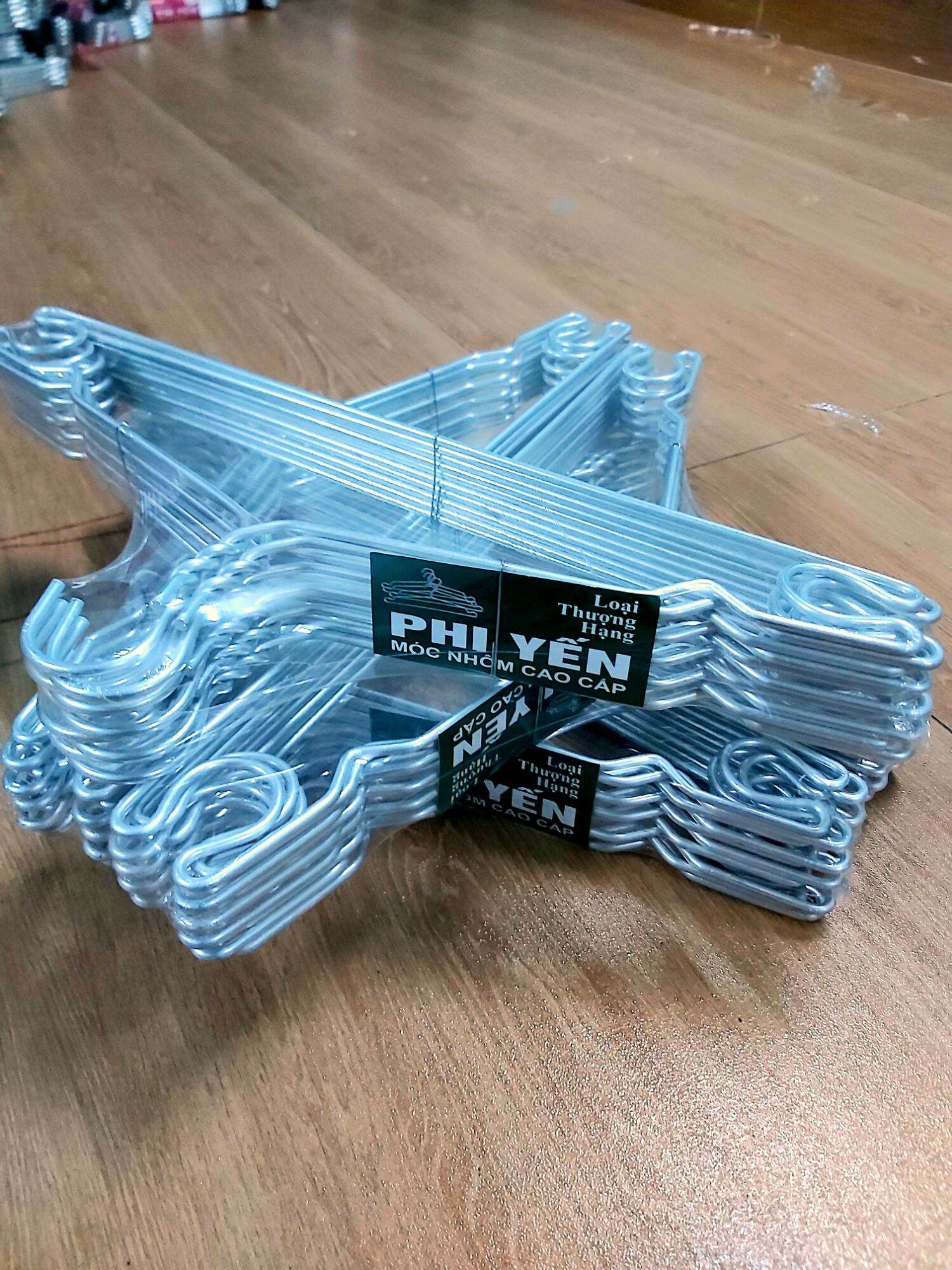 Combo 100 móc nhôm , móc treo đa năng cho người lớn hàng dày 40x20 cm phoie quần jean