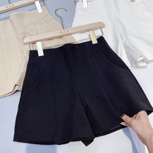 Quần short nữ quần đùi cạp cao