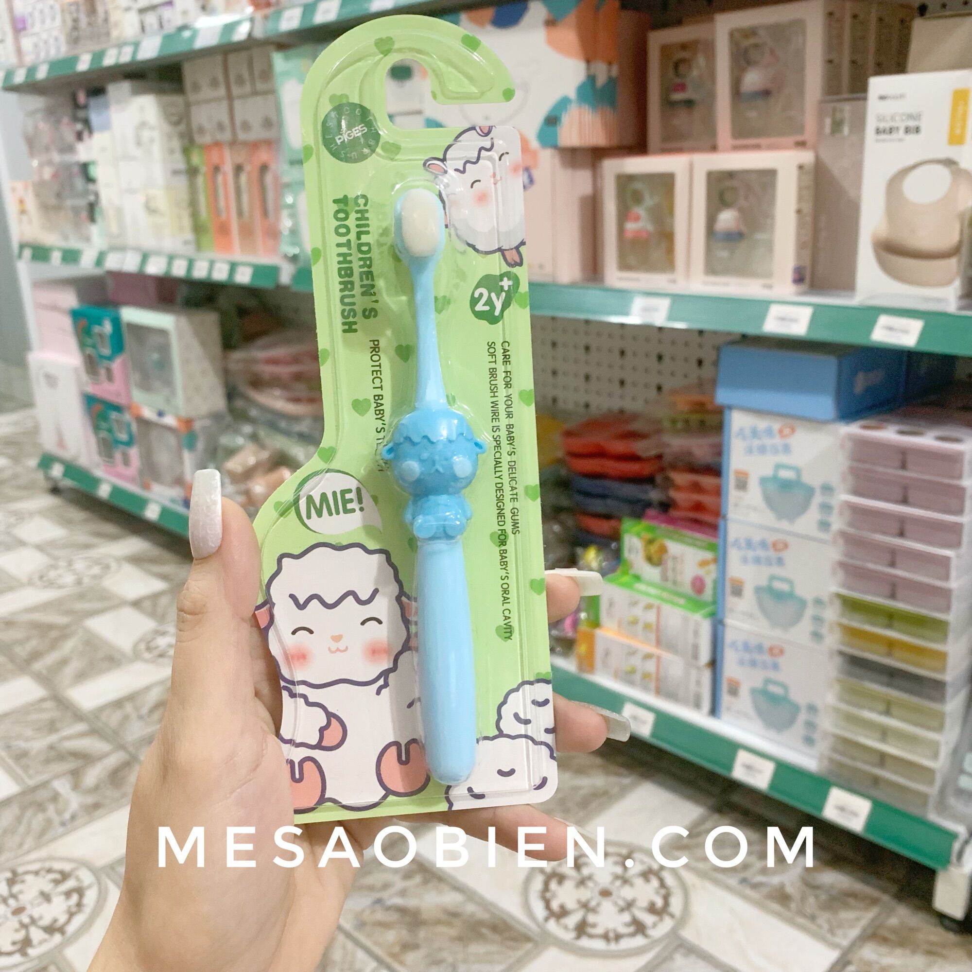 Bàn chải đánh răng lông mịn cho bé