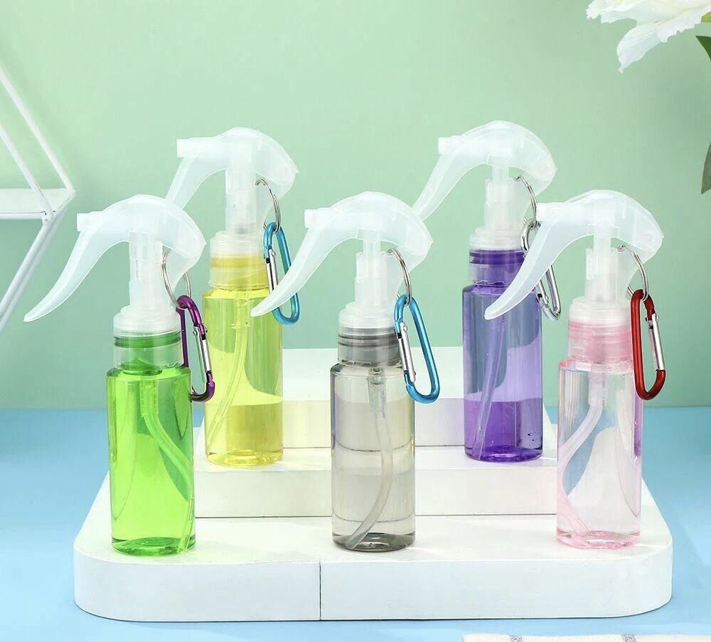 Chai xịt khuẩn mini móc khoá / chai xịt cồn 60ml / bình rỗng đựng cồn