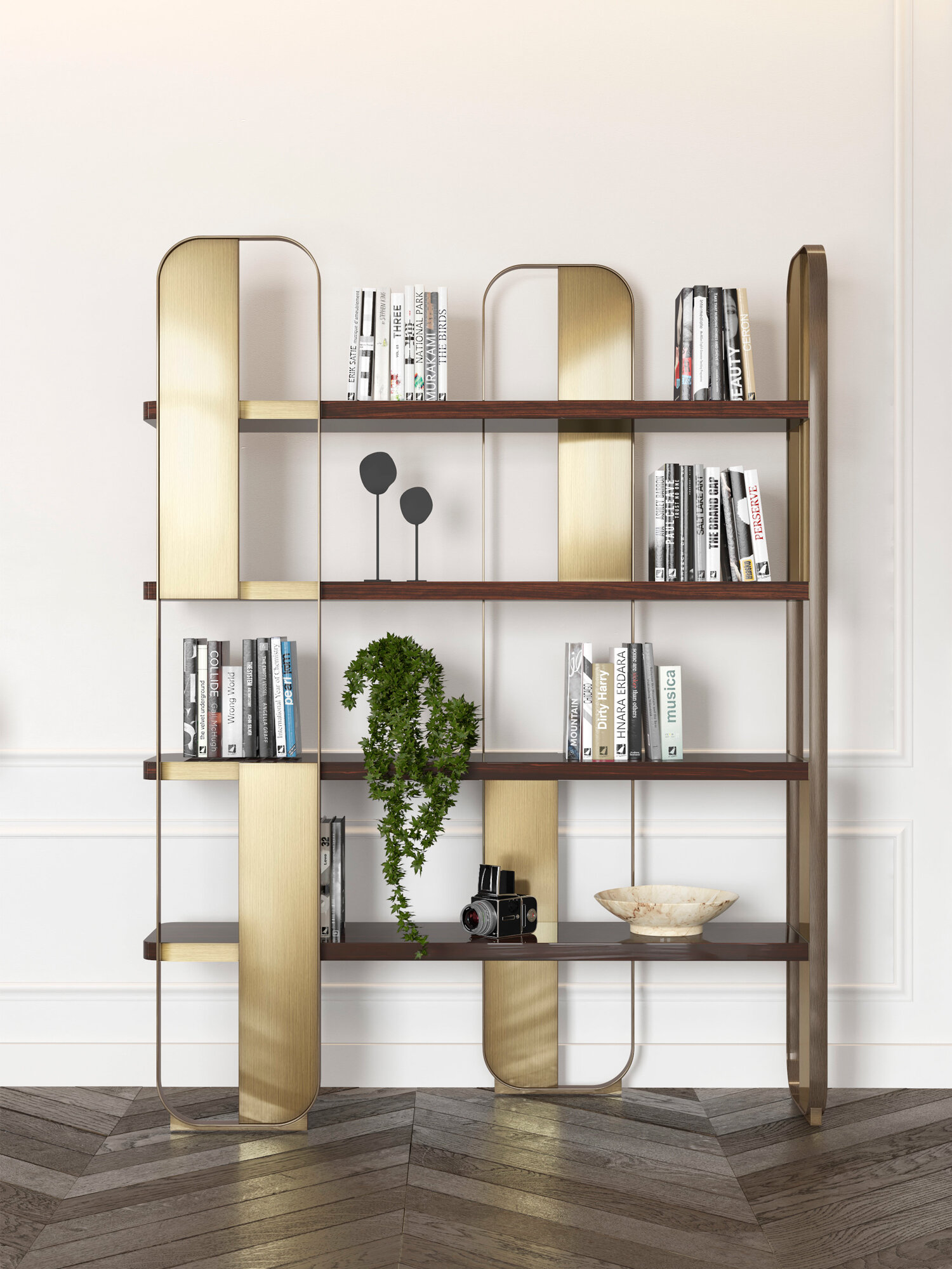 Italian Modern Designer Standing Bookshelf Giá 48,317,000 Đồng*Miễn phí vận chuyển