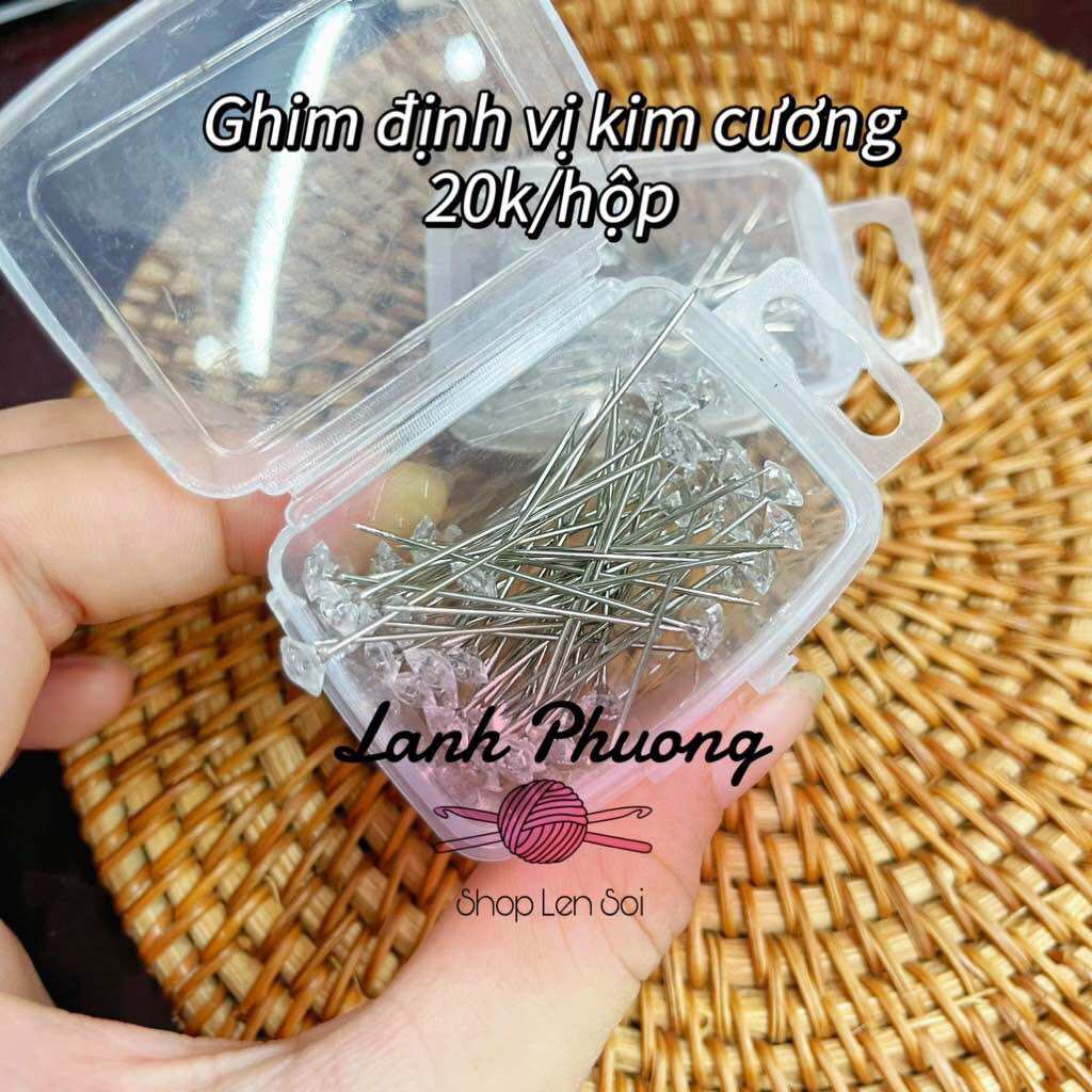 Hộp Ghim Định Vị Kim Cương/ vỉ ghim định vị