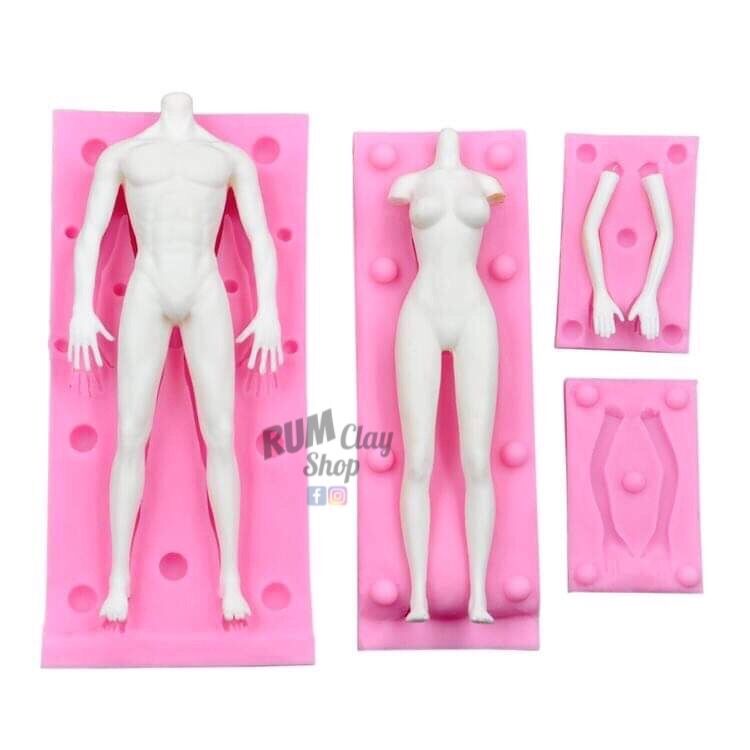 [Hot] Khuôn Silicone Body Nam Nữ Cỡ Lớn