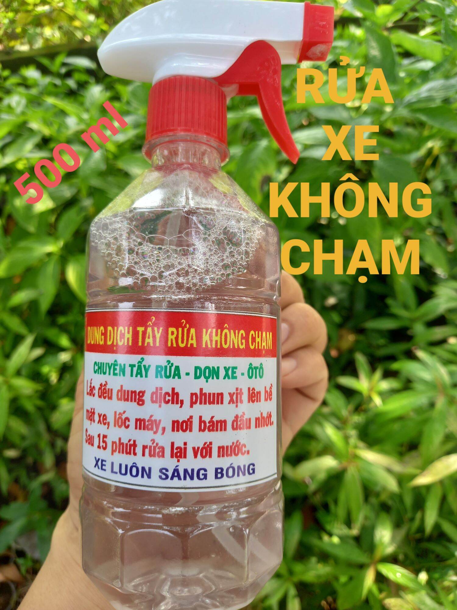 Dung dịch rửa xe không chạm