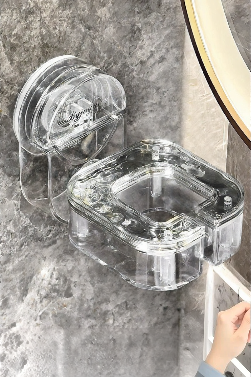 No-drilling Suction Cup Blower Rack - 4