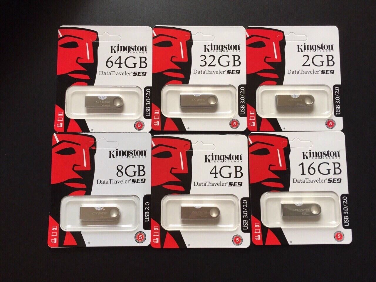 USB Kingston 64GB SE9 chống sốc chống nước, thiết kế vỏ nhôm nhỏ gọn, tốc độ ghi 15mb s, bảo hành 12 tháng lỗi 1 đổi 1 thumbnail