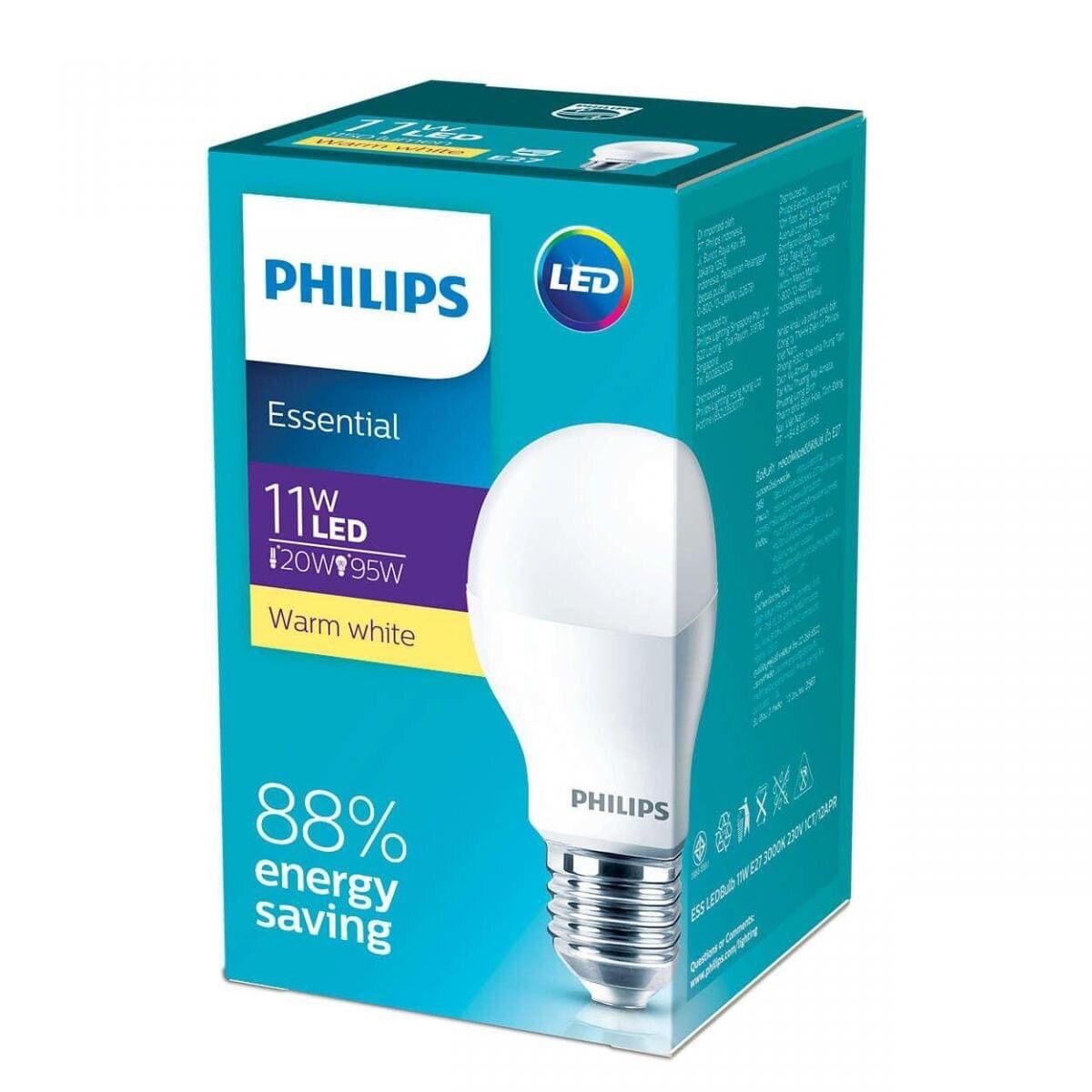 Bóng đèn LED Bulb Essential công suất 5w 7w 9w 11w 13w đui E27 loại rẻ tiền |Philips chính hãng|